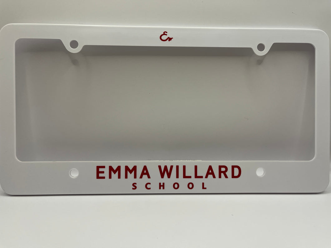 COUVERCLE DE PLAQUE D'IMMATRICULATION, AVEC