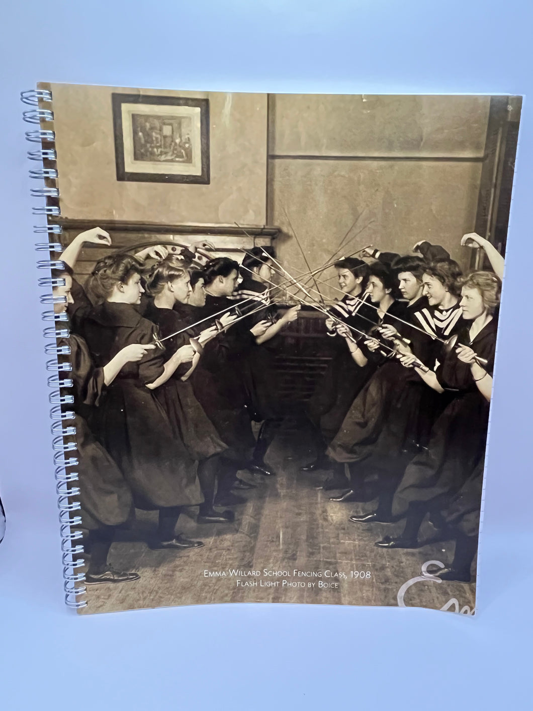 NOTEBOOK WITH FENCING IMAGE