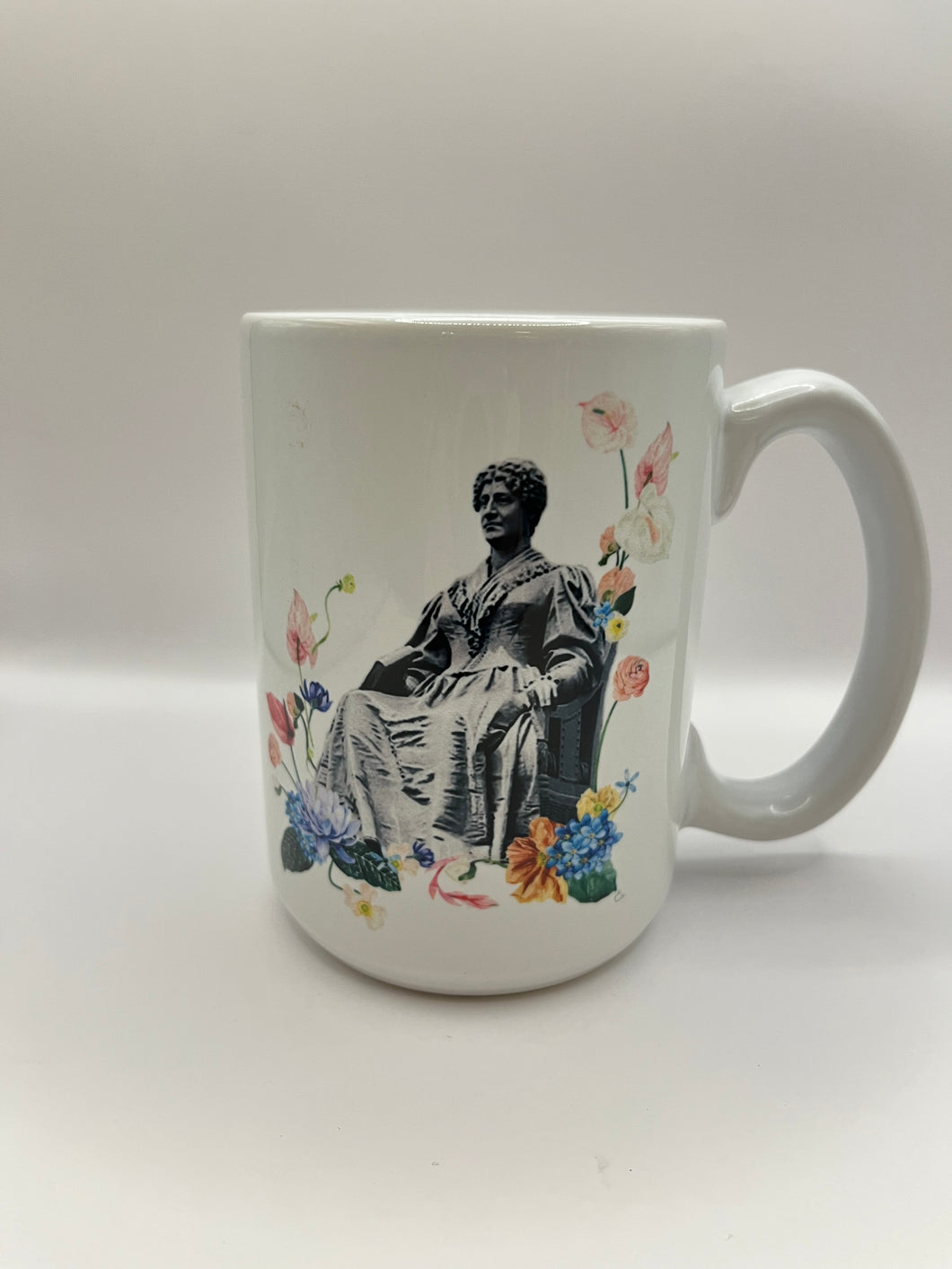 MUG EMMA STATUE/FLOWER